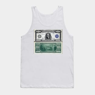 $5,000 Bill Front Tank Top